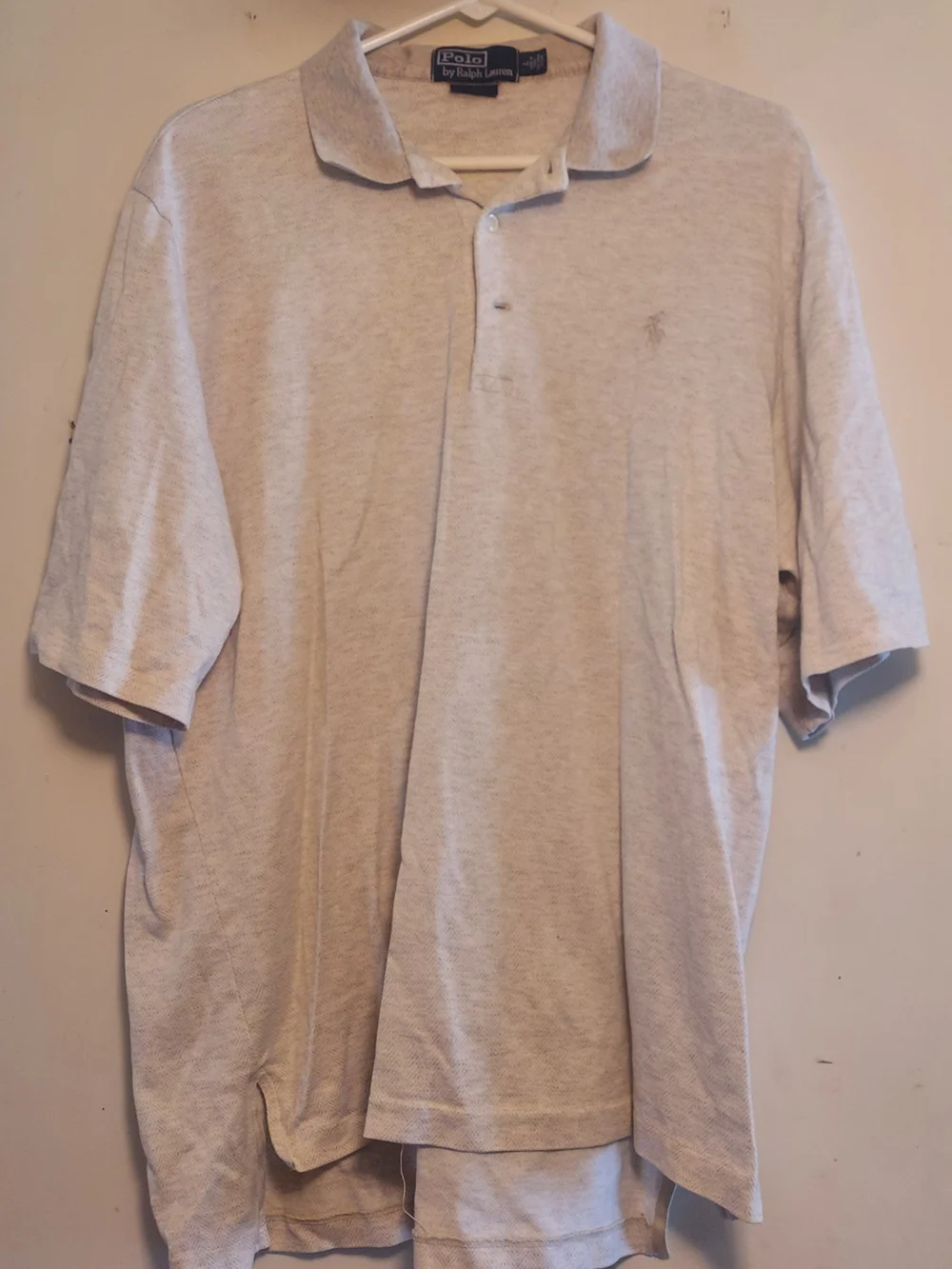 Polo by Ralph Lauren Light Heather Gray Polo Shirt